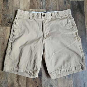J.Crew Men’s Chino Khaki Shorts – Size 30 – Beige – 9” Inseam – Excellent Used